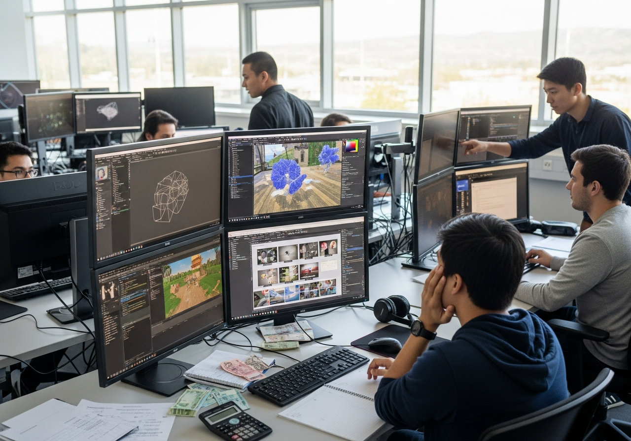The Impact of Exchange Rates on International Students Funding Game Design Studies