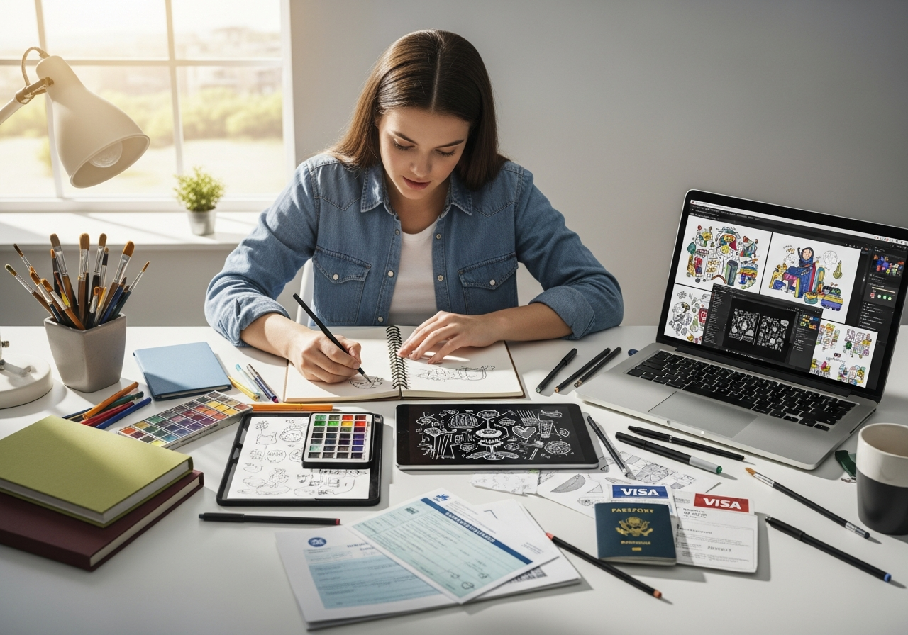 Navigating Visa Extensions for Creative Students Seeking Extra Portfolio Time